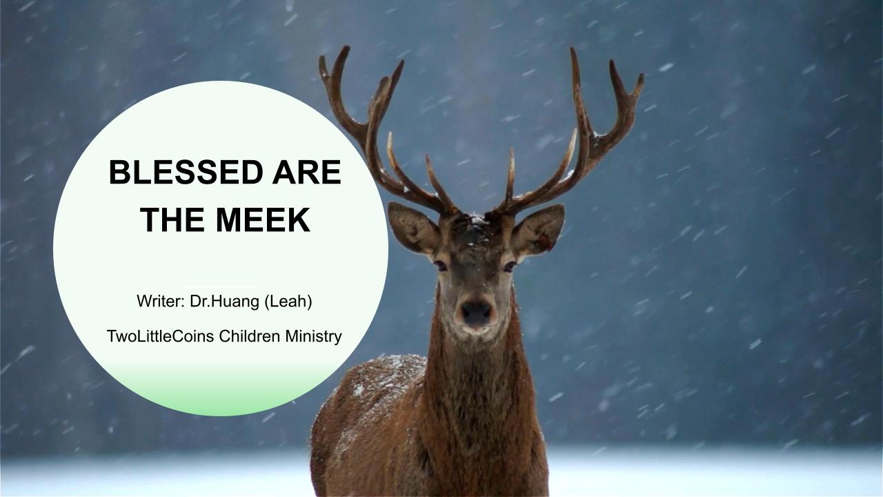 Blessed are the meek